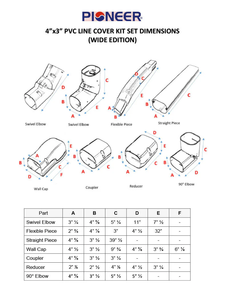 Decorative PVC Line Cover Kit for Mini Split Air Conditioners & Heat Pumps - Image 11