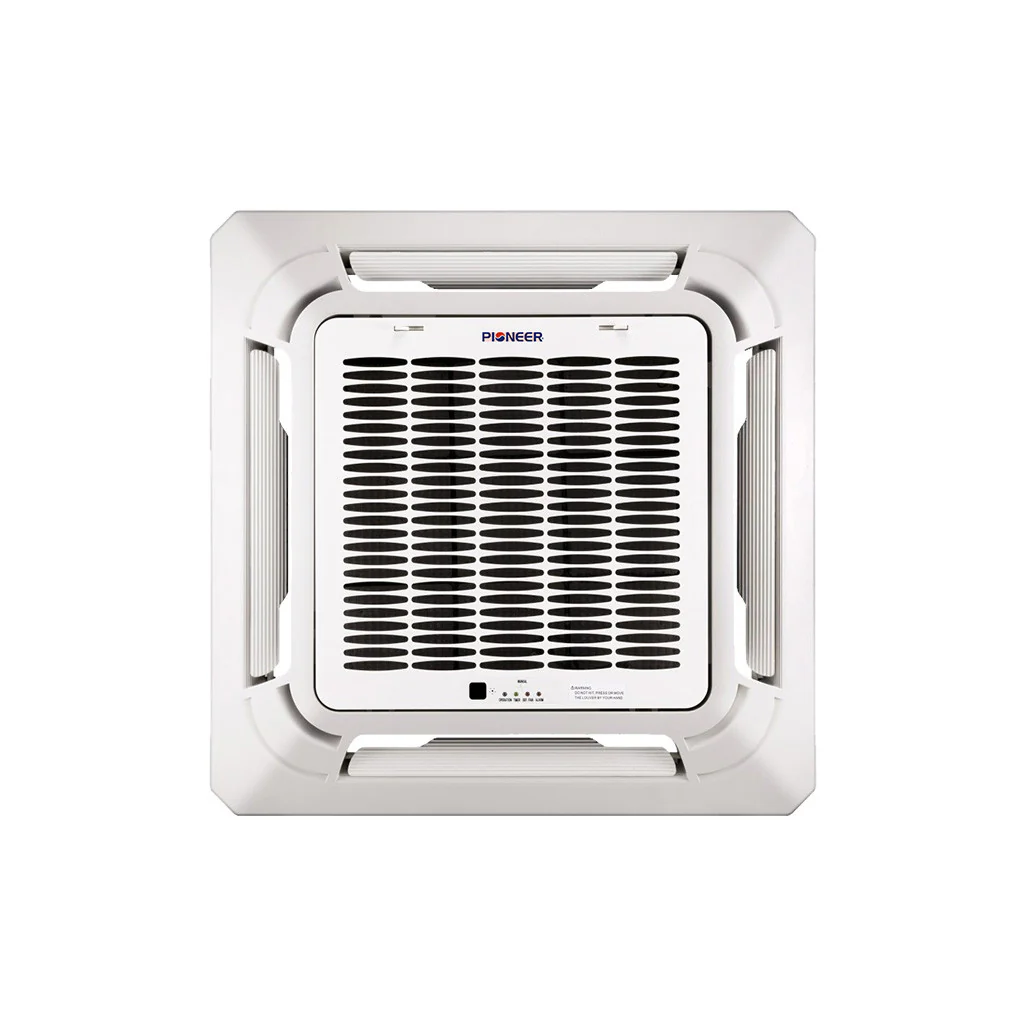 Pioneer® Multi Zone 9,000 BTU Quantum Series Ceiling Cassette Indoor Section Split Inverter++ Air Conditioner Heat Pump 230V - Image 2