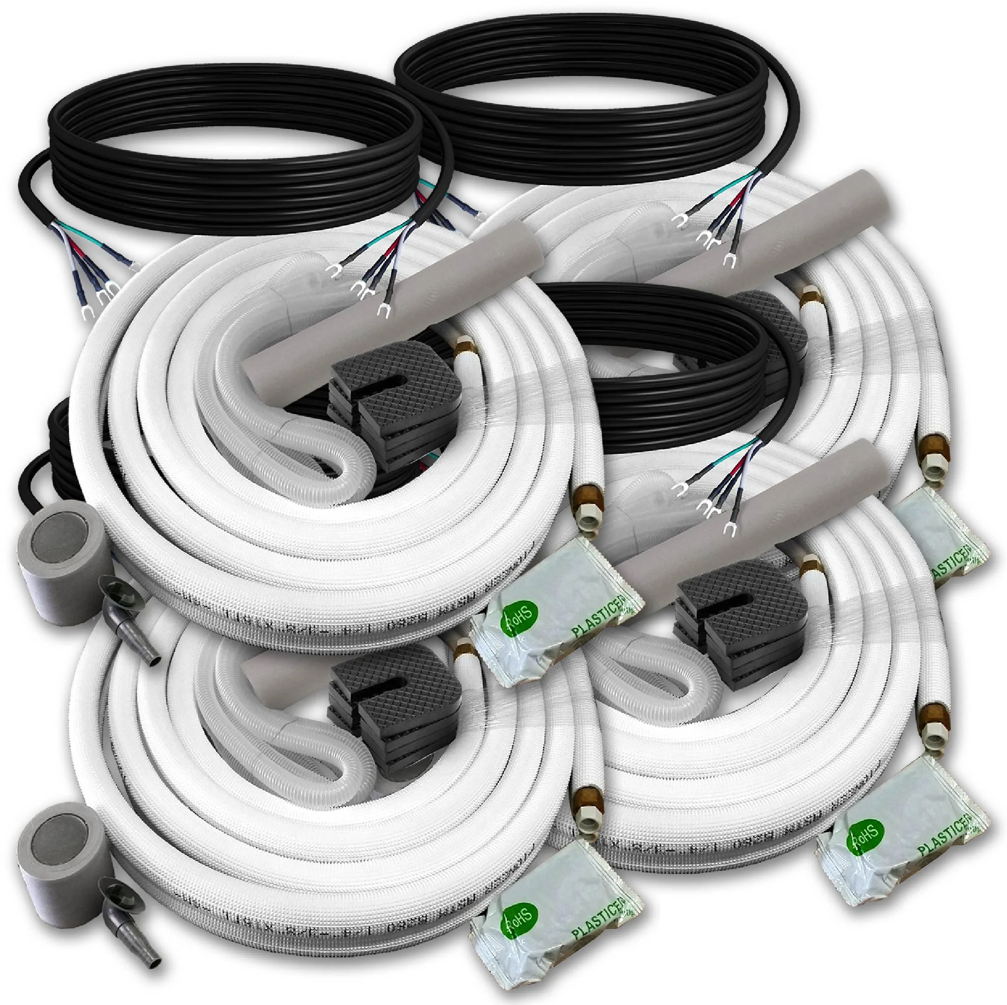 Quad Split 36000 BTU 3-Ton Quantum Ultra Wi-Fi 22.5 SEER Energy-Star Multi (4) Zone Wall Mount Air Conditioner Heat Pump 230-Volt - Image 5