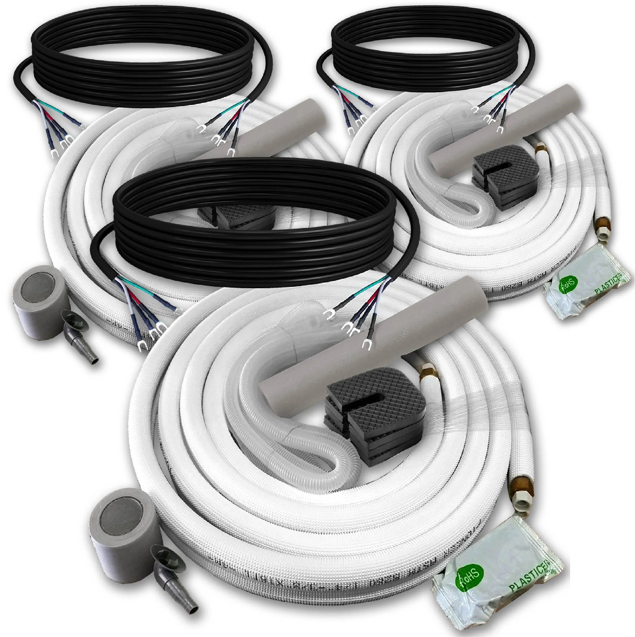 Triple Split 27000 BTU 2.25-Ton Quantum Ultra Wi-Fi 24 SEER2 Energy-Star Multi (3) Zone Wall Mount Air Conditioner Heat Pump 230-Volt - Image 7